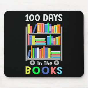 100 Days in the Books Reading Librarian Teacher St Mouse Mat