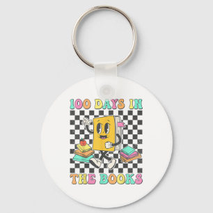100 Days In The Books Reading Teacher 100th Day Key Ring