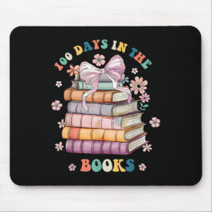 100 Days In The Books School Teachers Kids Boys Mouse Mat