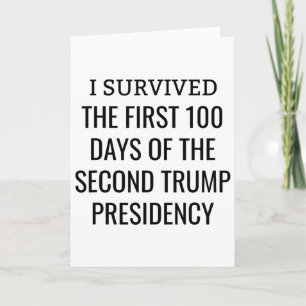 100 Days Later Survivors Club Second Trump Term Card