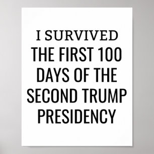 100 Days Later Survivors Club Second Trump Term  Poster