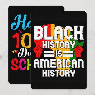 100 Days Learning Black History 2026 Holiday Card