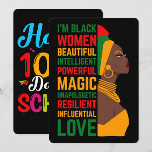 100 Days Learning Black History 2026 Holiday Card