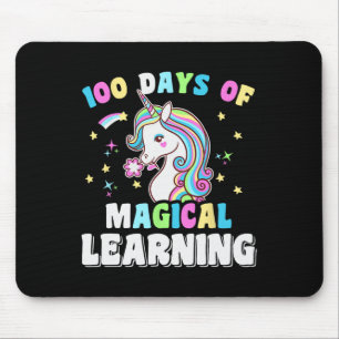 100 Days Magical Unicorn Kids Costume 100th Day Of Mouse Mat