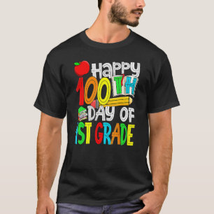 100 Days Of 1st Grade Happy 100th Day Of School 3 T-Shirt
