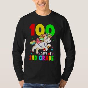 100 Days Of 2nd Grade Cute 100th Day Of School Uni T-Shirt