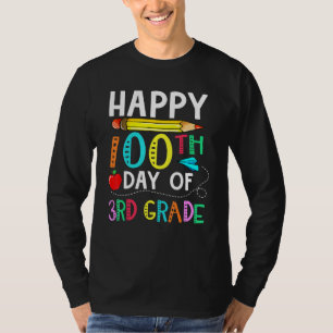 100 Days Of 3rd Grade Happy 100th Day Of School T-Shirt