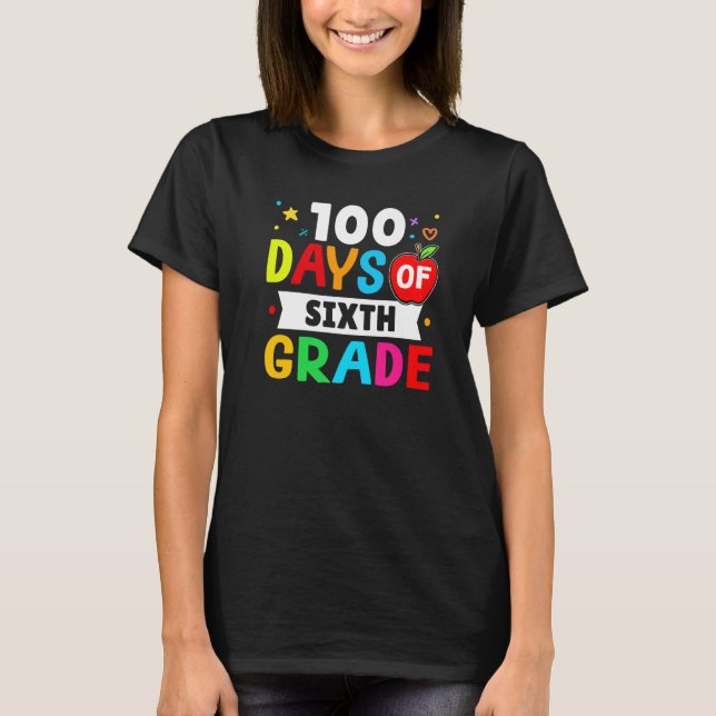 100 Days of 6th grade Toddler Boy Girl Premium T-Shirt (Front)