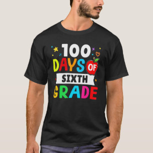 100 Days of 6th grade Toddler Boy Girl T-Shirt