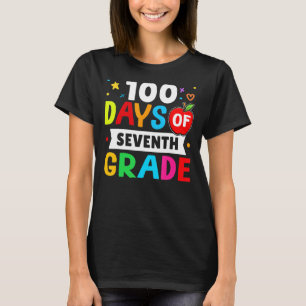 100 Days of 7th grade Toddler Boy Girl T-Shirt