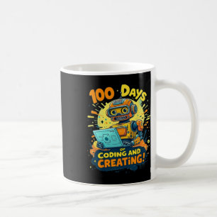 100 Days Of Coding And Creating Robot 100 Day Of S Coffee Mug