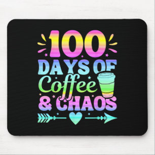 100 Days Of Coffee And Chaos 100th Day Of School Mouse Mat