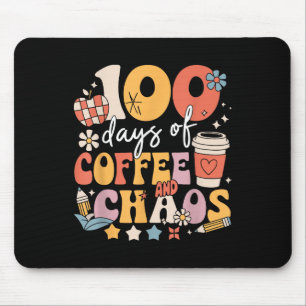 100 Days Of Coffee And Chaos 100th Day Of School Mouse Mat