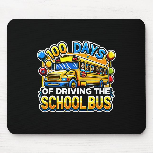 100 Days Of Driving The School Bus 3  Mouse Mat (Front)