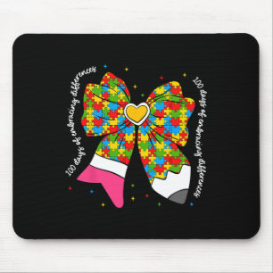 100 Days Of Embracing Differences Coquette Bow Aut Mouse Mat