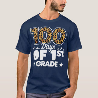 100 Days of First Grade 100 days school T-Shirt