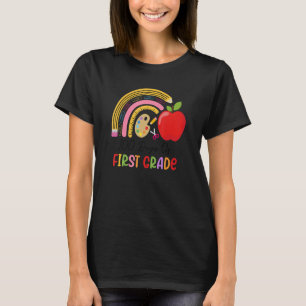 100 Days Of First Grade Happy 100th Day Colourful  T-Shirt