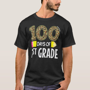 100 Days Of First Grade Teacher Student 100th Day T-Shirt