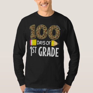 100 Days Of First Grade Teacher Student 100th Day T-Shirt