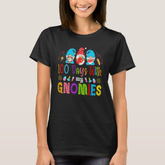 100 Days of Gnomies Kids Child Happy 100 Days Of S T-Shirt