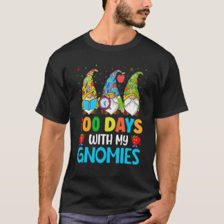 100 Days of Gnomies Kids Child Happy 100 Days Of S T-Shirt