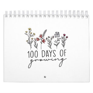 100 Days of Growing Gerdening Plants School Calendar