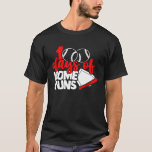 100 days of home runs Baseball  100th day of schoo T-Shirt