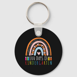 100 Days Of Kindergarten 100th Day Of School For T Key Ring