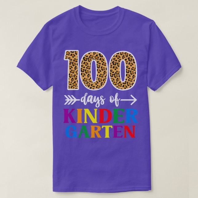100 Days Of Kindergarten 5 T-Shirt (Design Front)