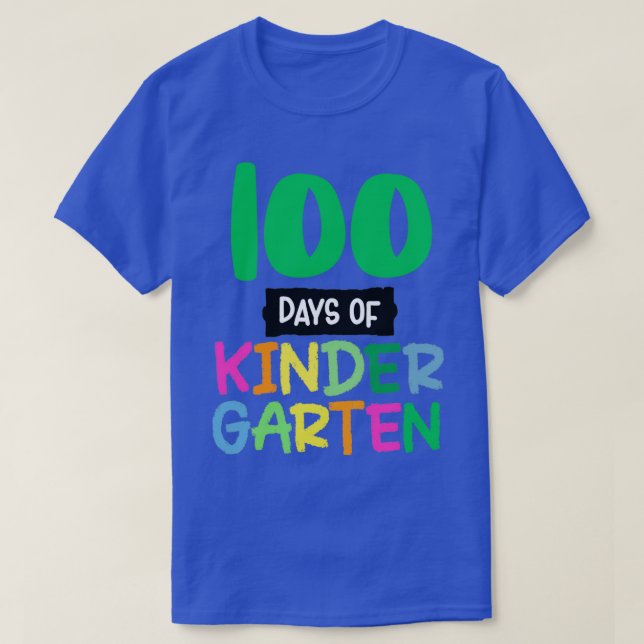 100 Days of Kindergarten 8 T-Shirt (Design Front)
