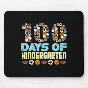 100 Days Of Kindergarten Balls 100th Day School Sp Mouse Mat