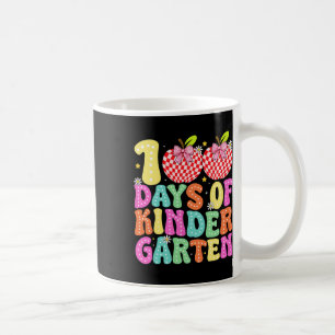 100 Days Of Kindergarten Girls 100th Day Of School Coffee Mug