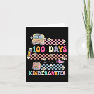 100 Days Of Kindergarten Happy 100th Day Of Card