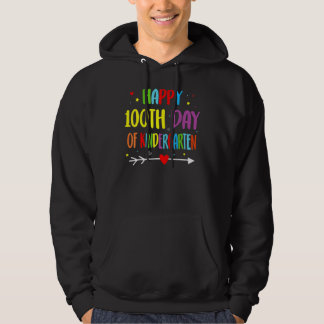 100 Days Of Kindergarten - Happy 100th Day Of Scho Hoodie