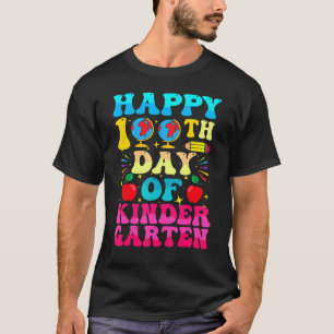 100 Days Of Kindergarten - Happy 100th Day Of Scho T-Shirt