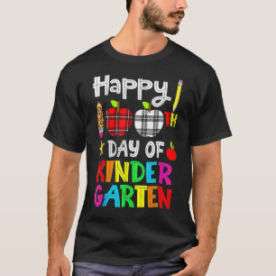 100 Days Of Kindergarten Happy 100th Day Of School T-Shirt