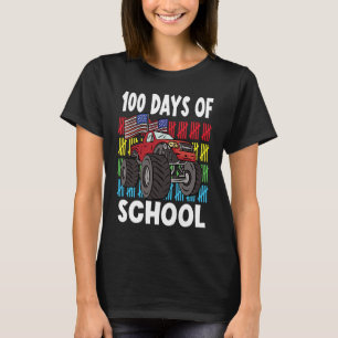 100 Days Of Kindergarten Mosnter Trucks  1 T-Shirt
