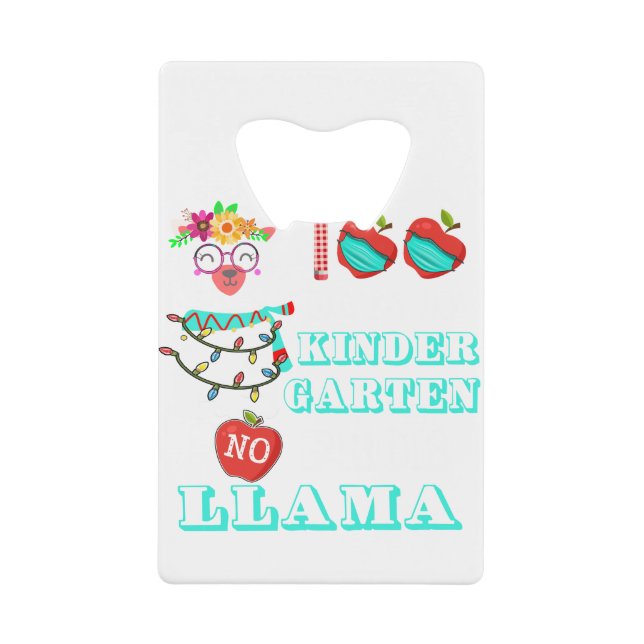 100 Days Of KINDERGARTEN No Probllama Llama Teache (Front)