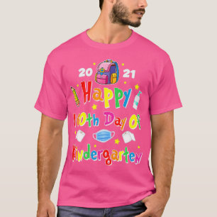 100 Days Of Kindergarten School Gift Students Teac T-Shirt