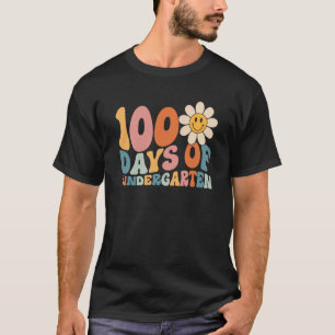 100 Days Of Kindergarten Teacher Student 100th Day T-Shirt