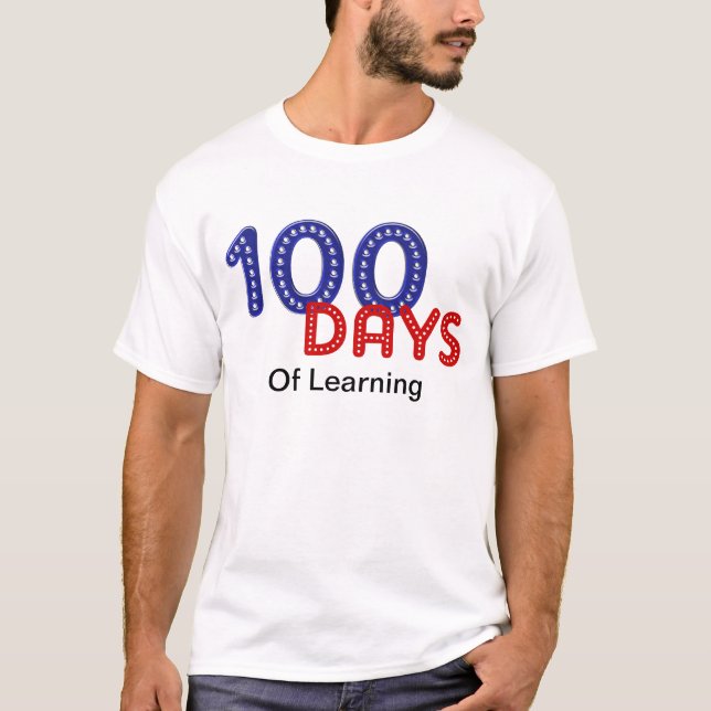 100 DAYS OF LEARNING SCHOOL T-SHIRT TEMPLATE (Front)