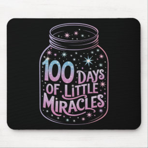 100 Days Of Little Miracles Magical Jar Gratitude Mouse Mat