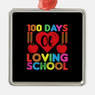 100 Days Of Loving School Metal Tree Decoration