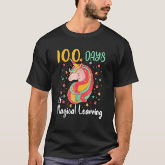 100 Days Of Magical Learning 100th Day Of School U T-Shirt