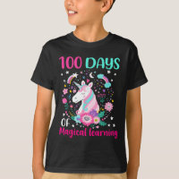 100 days of magical learning flossing unicorn