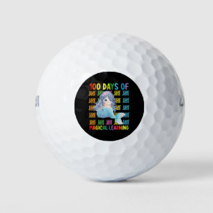 100 Days Of Magical Learning Mermaid School Golf Balls