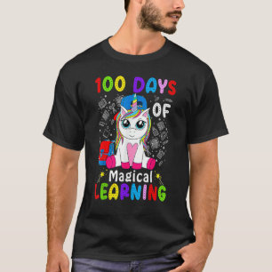 100 Days of Magical Learning School Smarter Dabbin T-Shirt