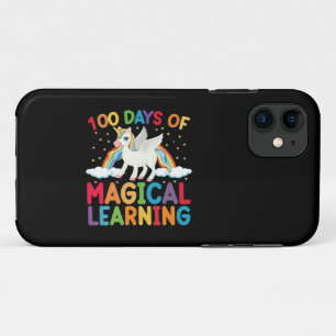100 Days Of Magical Learning School Unicorn Girls  iPhone 11 Case