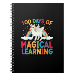 100 Days Of Magical Learning School Unicorn Girls Notebook