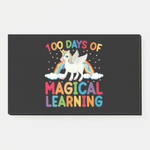 100 Days Of Magical Learning School Unicorn Girls Post-it Notes